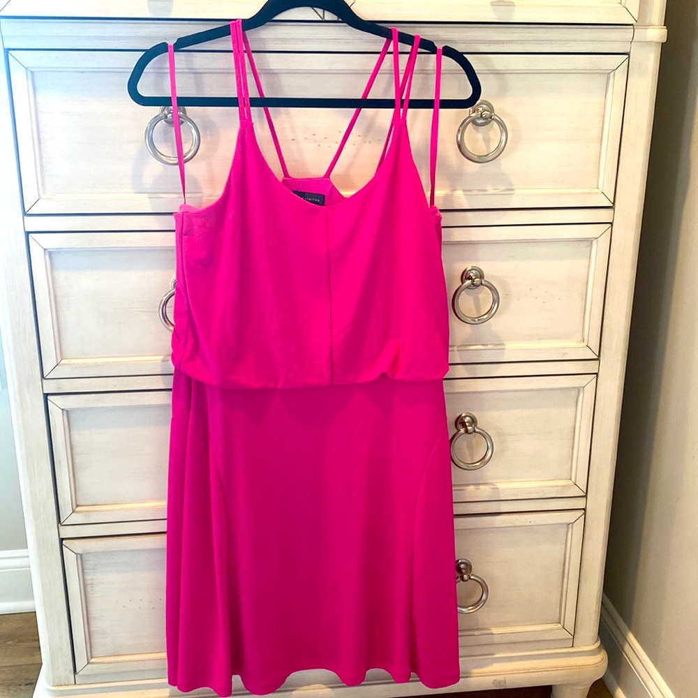 The limited neon pink dress